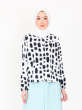 BLOB PRINTED BLOUSE CT170