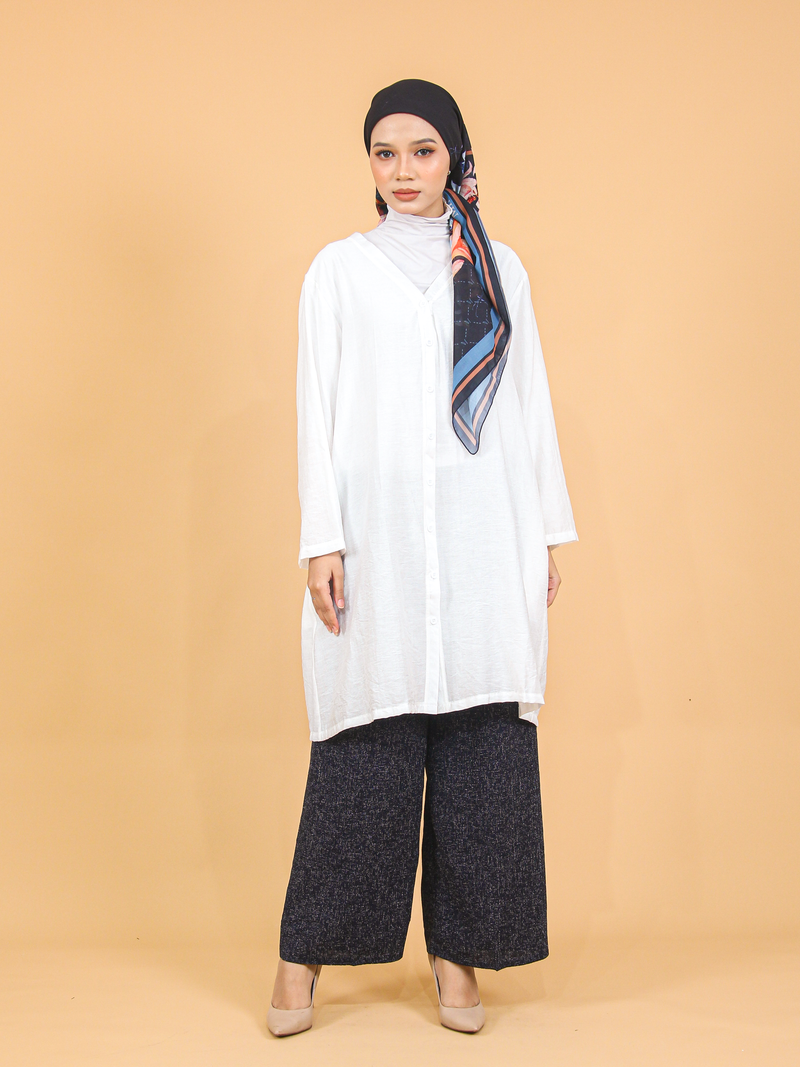 V-NECK COTTON TUNIC CT219