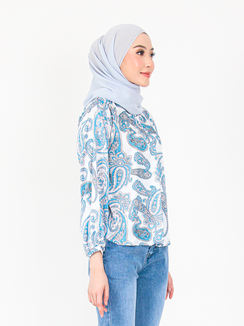 PAISLEY FLORAL BLOUSE CT169