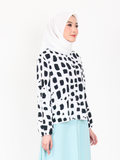 BLOB PRINTED BLOUSE CT170