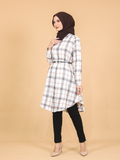 GRID COTTON TUNIC CT209