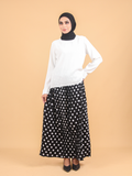 PLAIN ROUND NECK BLOUSE CT231