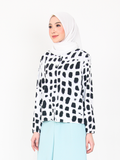 BLOB PRINTED BLOUSE CT170