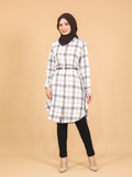 GRID COTTON TUNIC CT209