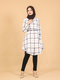GRID COTTON TUNIC CT209