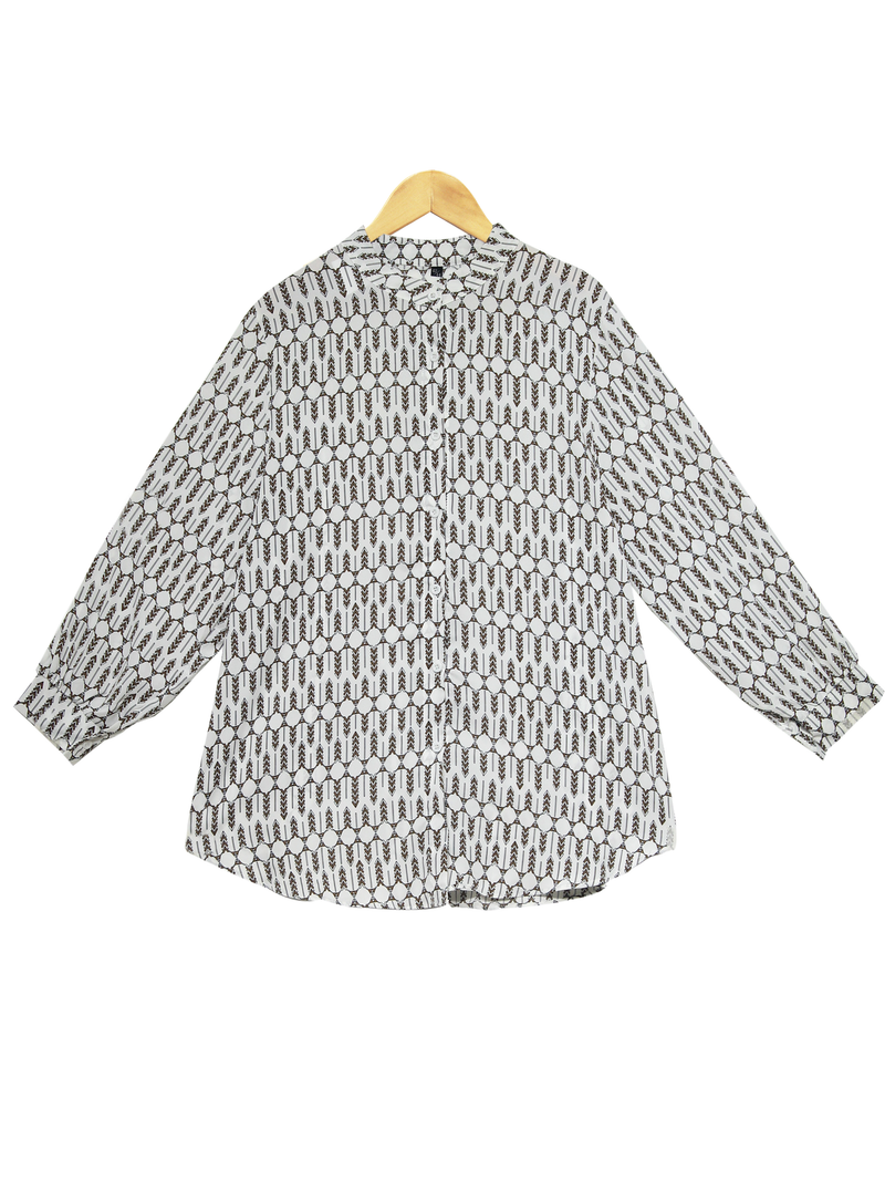 PLUS SIZE QUILT BLOUSE PT005