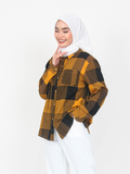 STRIPE CHECKERED SHIRT CT200