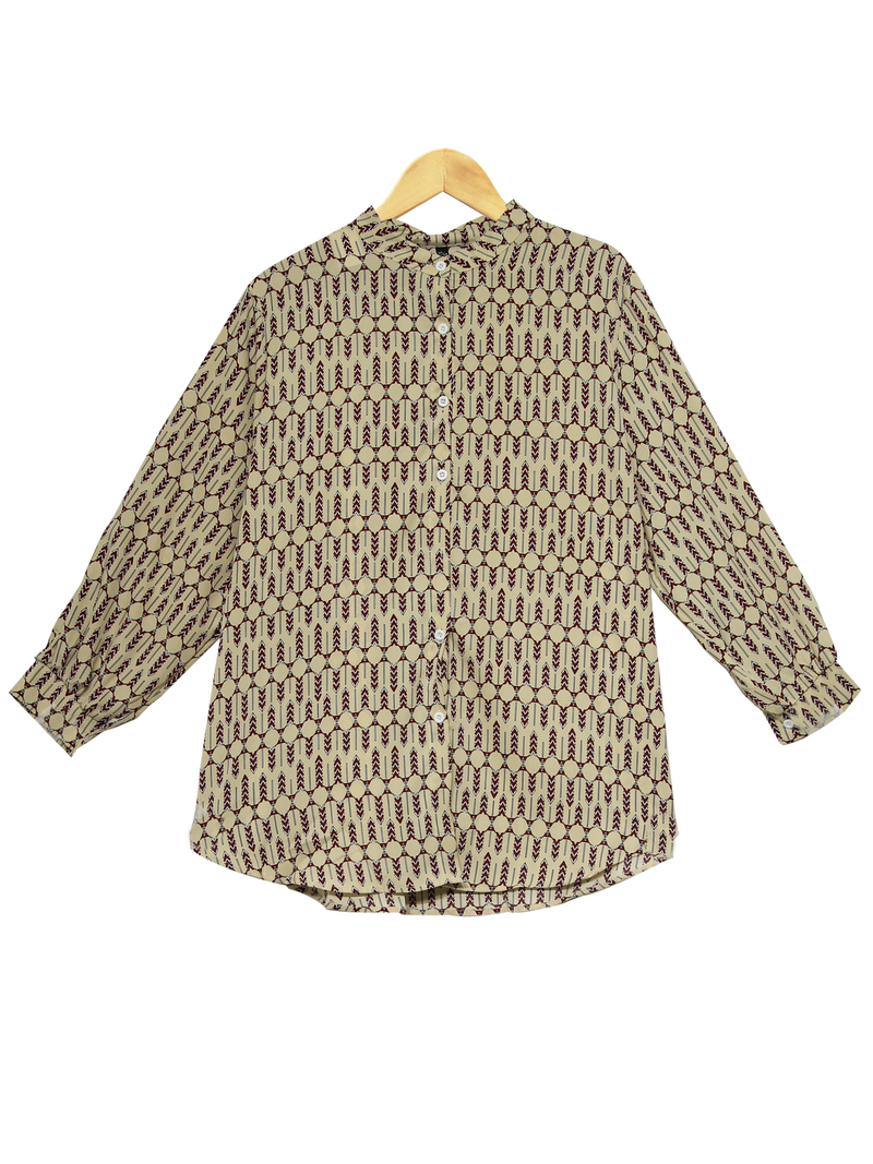 PLUS SIZE QUILT BLOUSE PT005