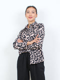 LEOPARD BLOUSE SHIRT CT156