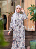 FLORAL VINTAGE LONG DRESS BD229