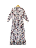 FLORAL VINTAGE LONG DRESS BD229