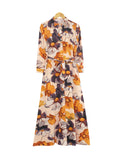 SUMMER FLORAL LONG DRESS BD230 M