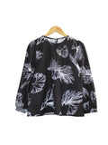 TROPICAL PRINT BLOUSE BT814