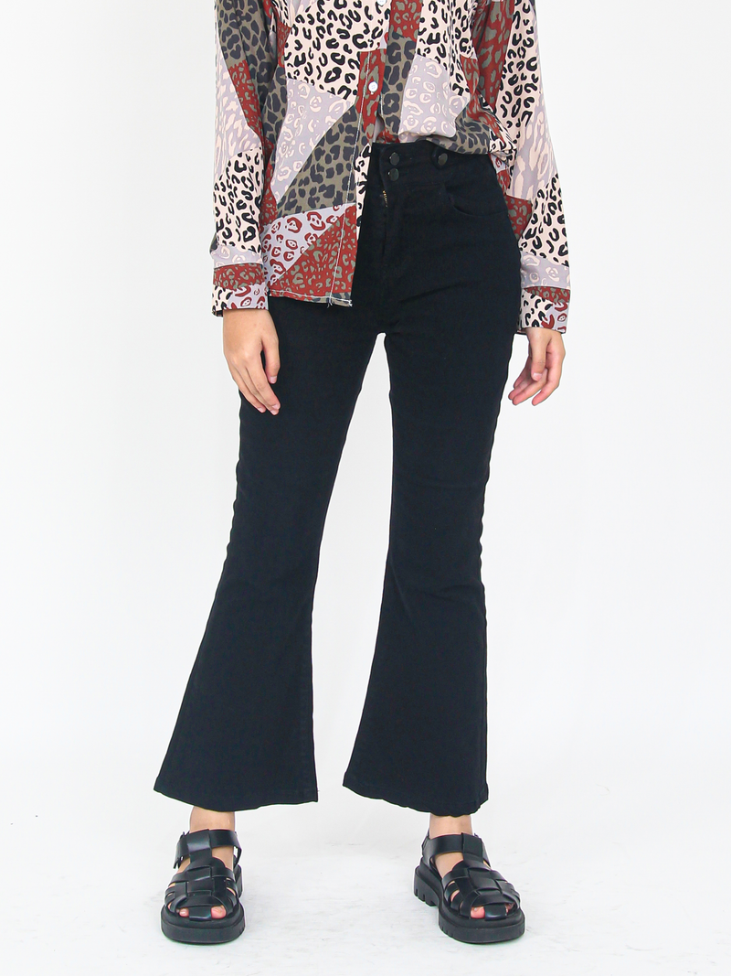 HIGH WAIST BOOTCUT PANTS BP117