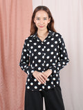 POLKA DOT BLOUSE SHIRT CT127