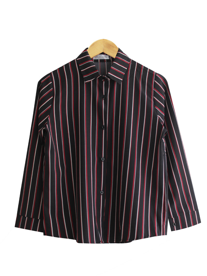 STRIPE BLOUSE SHIRT BT678