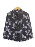 ZEBRA PATTERN BLOUSE SHIRT BT892