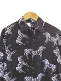 ZEBRA PATTERN BLOUSE SHIRT BT892