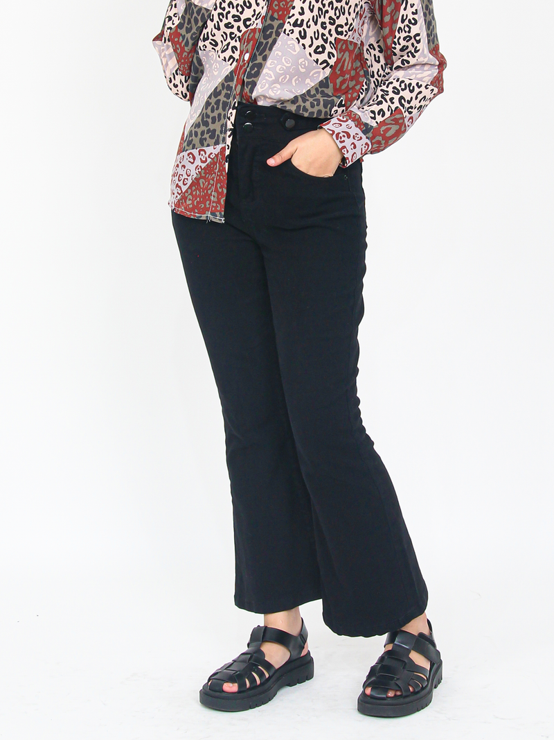 HIGH WAIST BOOTCUT PANTS BP117