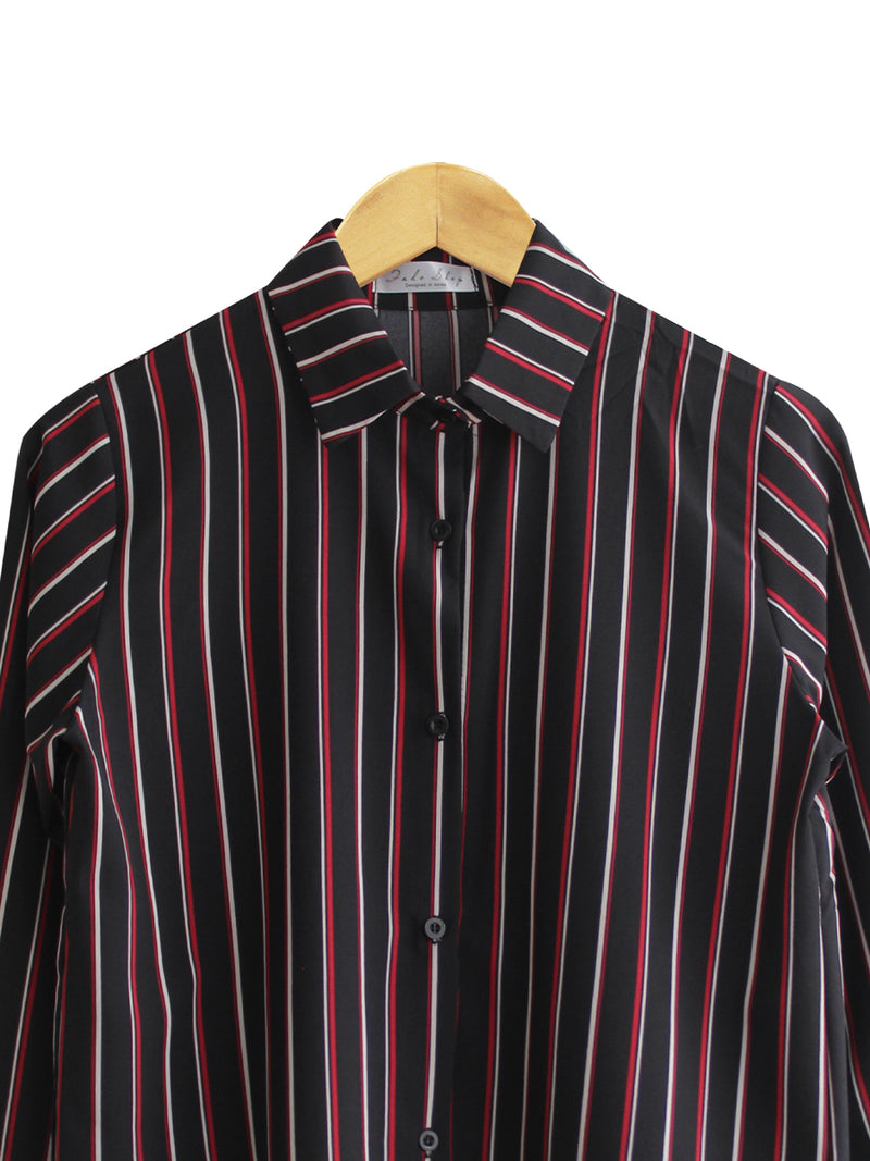 STRIPE BLOUSE SHIRT BT678