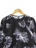 TROPICAL PRINT BLOUSE BT814