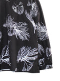 TROPICAL PRINT BLOUSE BT814
