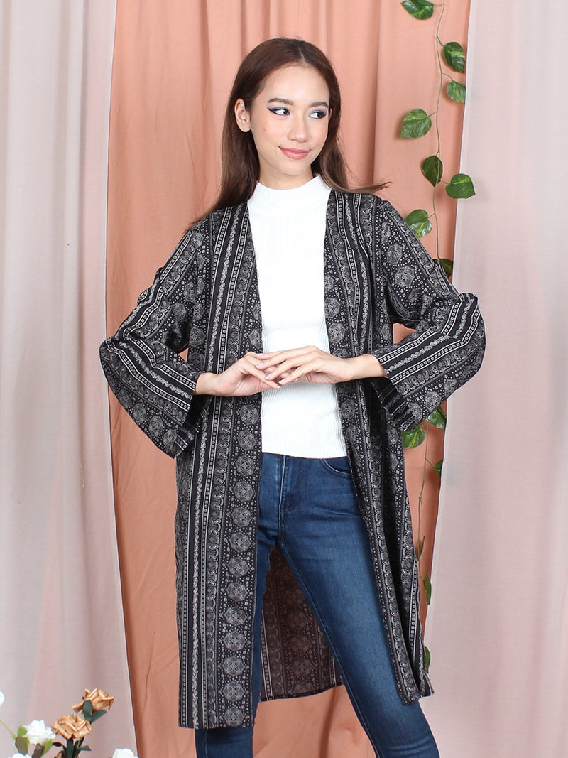 FLORAL PAISLEY CARDIGAN BJ26