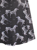 ZEBRA PATTERN BLOUSE SHIRT BT892