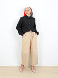 HIGH WAIST COTTON TROUSERS BP116
