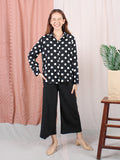 POLKA DOT BLOUSE SHIRT CT127