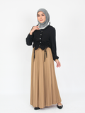 TIE CROP TOP BUTTONED BLOUSE CT192