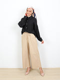 HIGH WAIST COTTON TROUSERS BP116