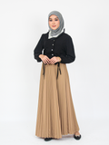 TIE CROP TOP BUTTONED BLOUSE CT192
