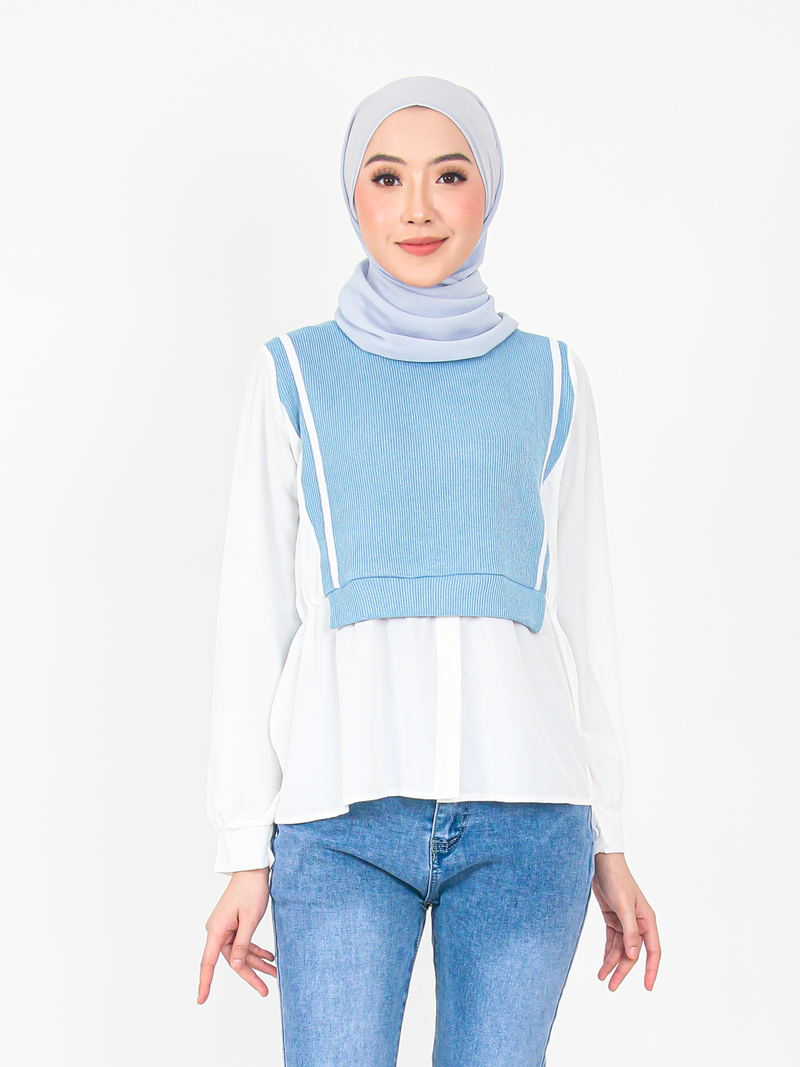 TWO TONE CONTRA SHIRT CT193