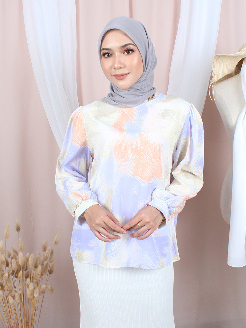 PAINT PATTERN BLOUSE CT024