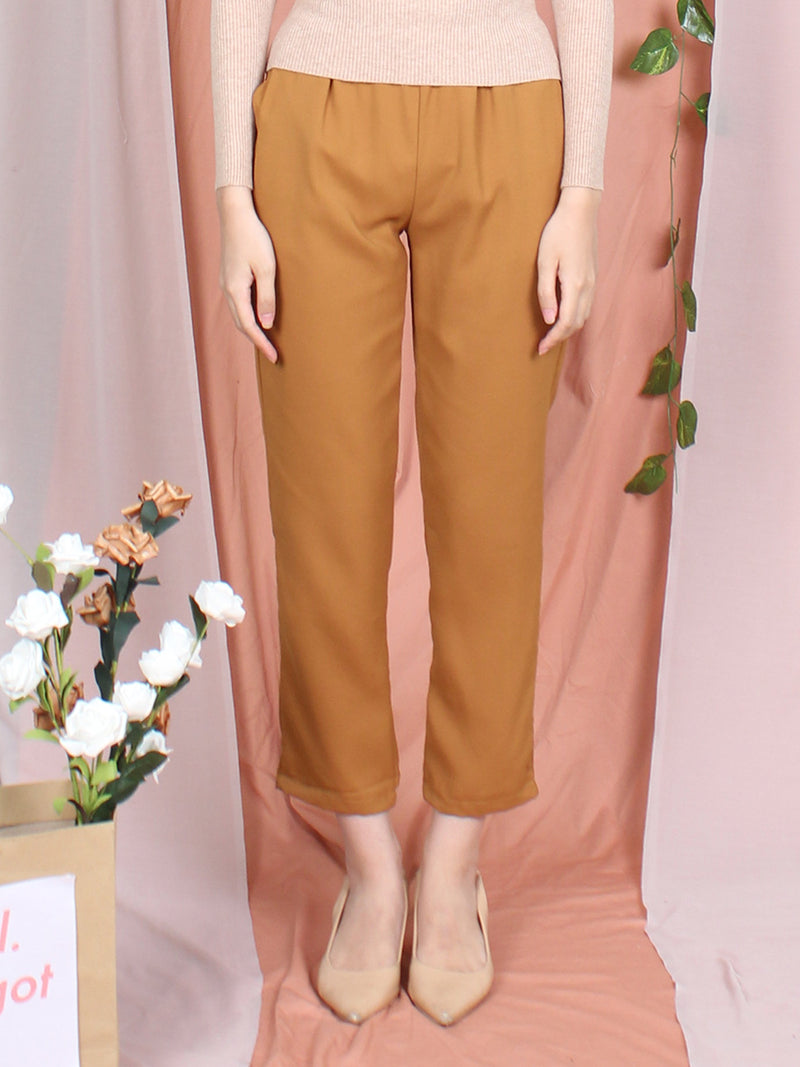 DEMI PANEL STRAIGHT PANTS BP069