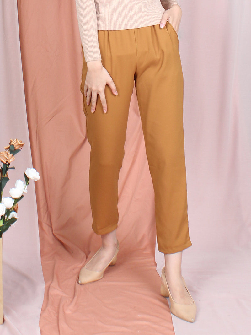 DEMI PANEL STRAIGHT PANTS BP069