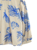 TROPICAL PRINT BLOUSE BT814