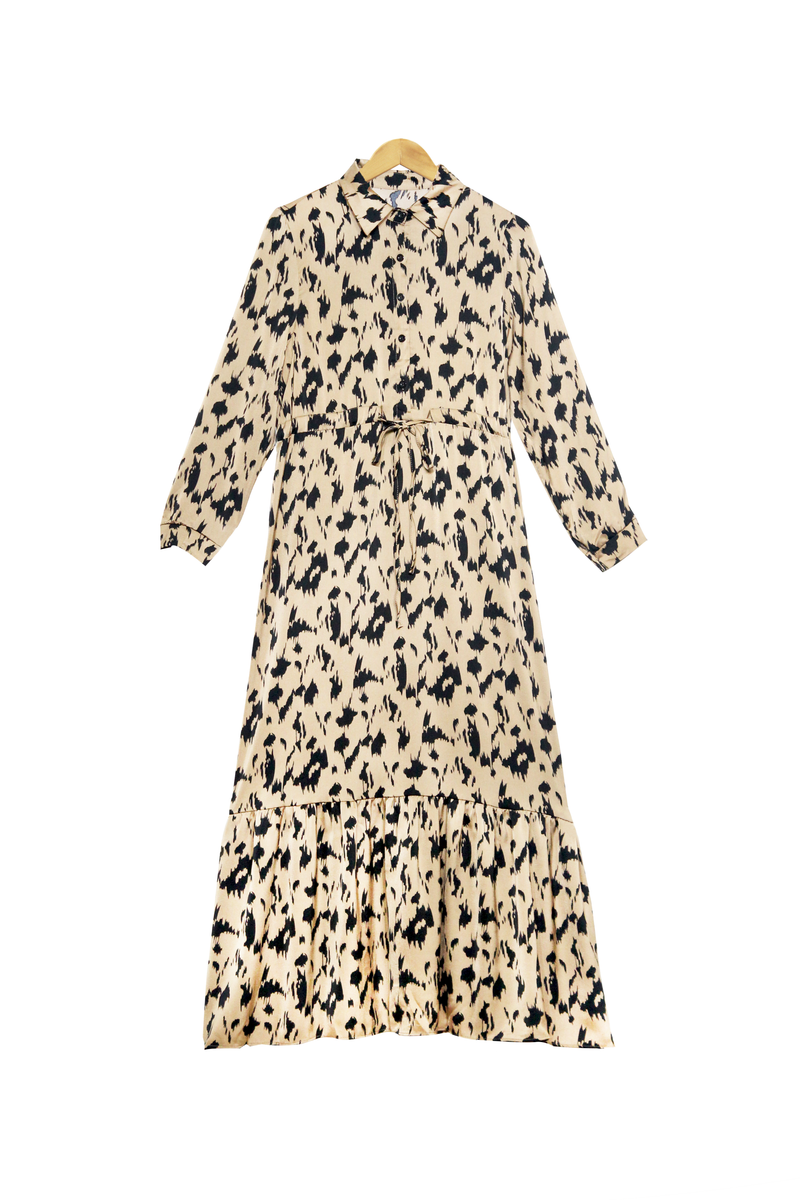 SEAMLESS TIE WAIST DRESS BD333