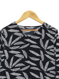 CHIC FEATHER SLEEVE TOP BT437