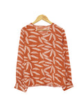 CHIC FEATHER SLEEVE TOP BT437