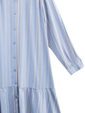 BUTTON DOWN BELTED TUNIC BT661