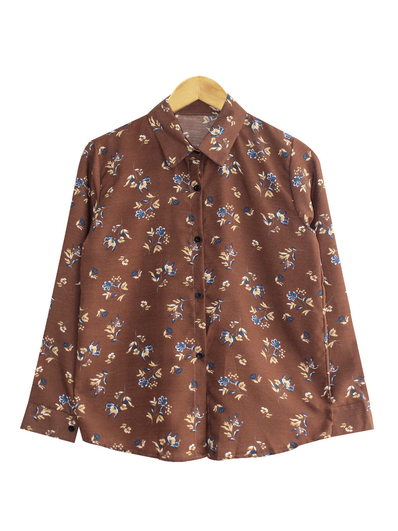 CARAMEL BLOUSE SHIRT BT711