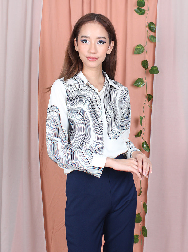 MUSH LOOSE BLOUSE SHIRT CT079