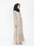 STROKE TIE LONG DRESS BD326