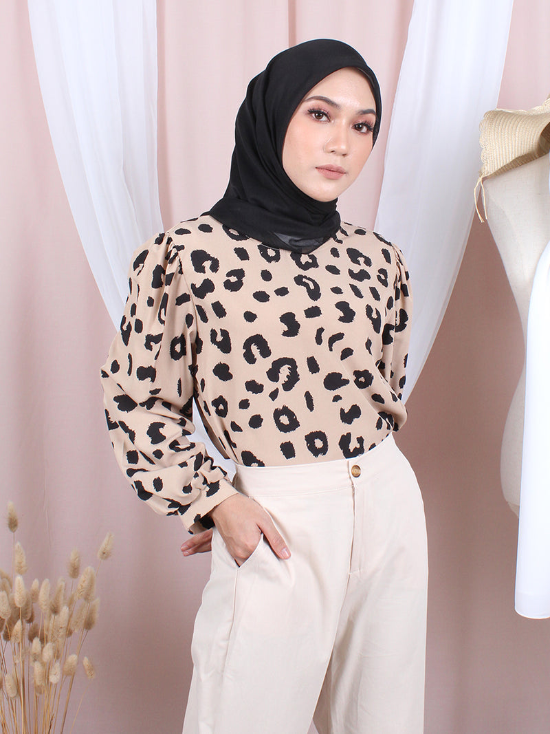 SAFARI PATTERN BLOUSE CT023