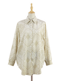 OVERSIZED PAISLEY SHIRT CT243