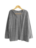 BUTTONLESS LOOSE CARDIGAN BJ30