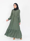 STROKE TIE LONG DRESS BD326