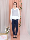 TWO TONE COLLAR SHIRT CT090